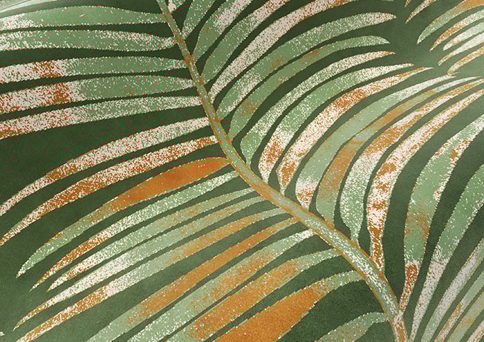 Melody Velvet, Rainforest - Motorised Roman Blind - Image 4